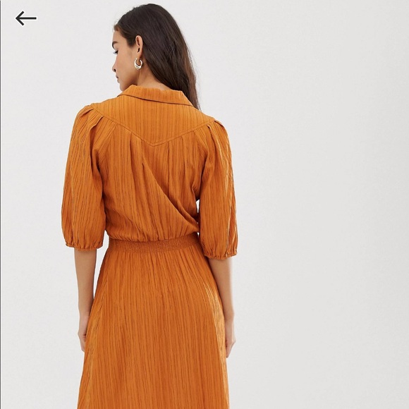 ASOS Current Air dobby tea length dress - Picture 2 of 4